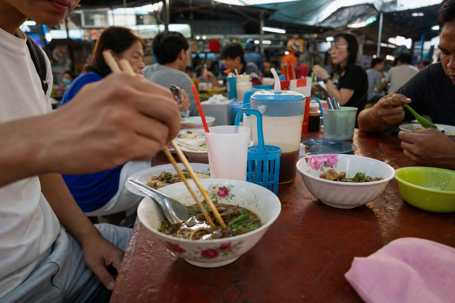 海外の市場や屋台のローカル料理